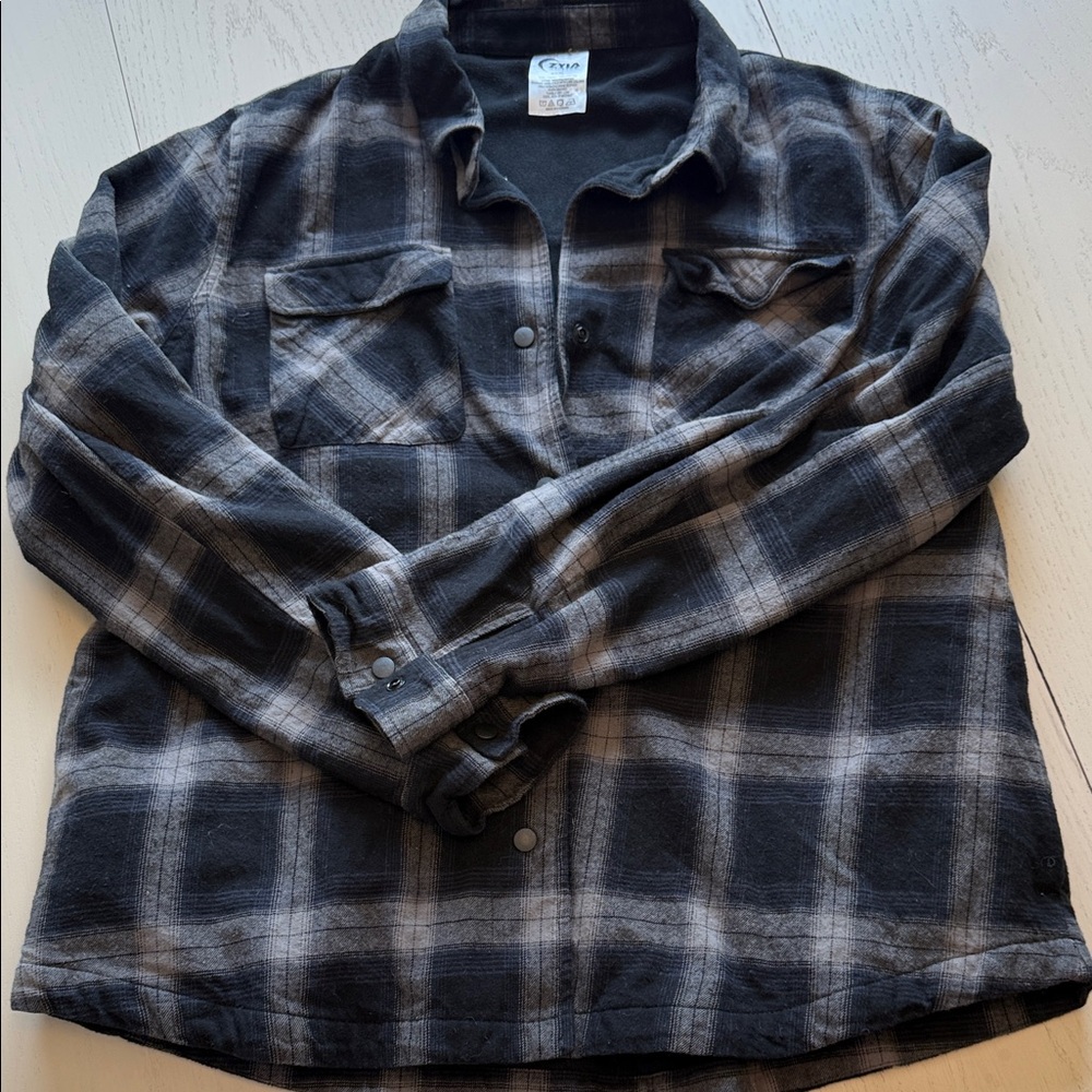 ZYIA Black and Gray Shacket